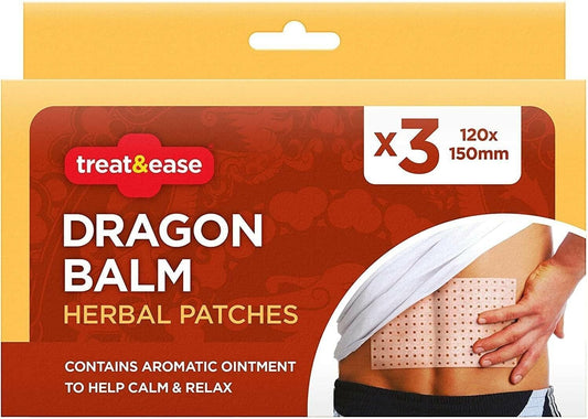 12Pk Dragon Balm Herbal Patches