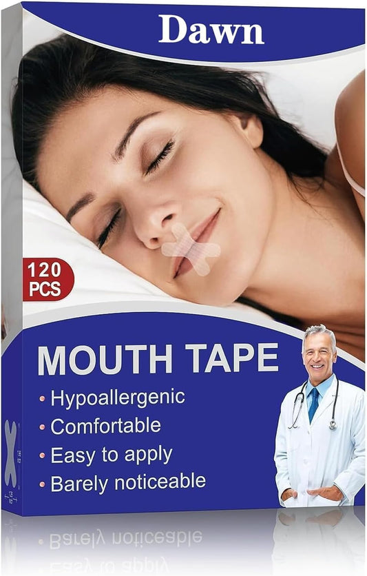 120 Tablets Mouth Tape for Sleeping, Sleep Mouth Tape to Improve Night Sleep, Reduce Mouth Breathing and Snoring